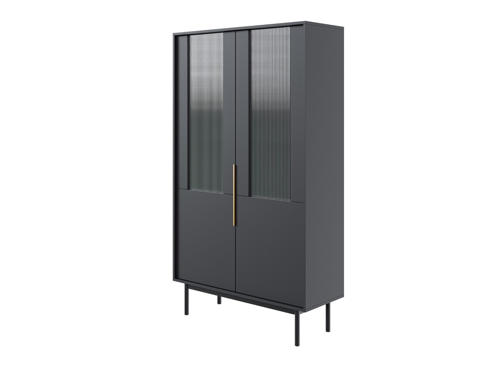 Vitrína Viva 104 cm černá