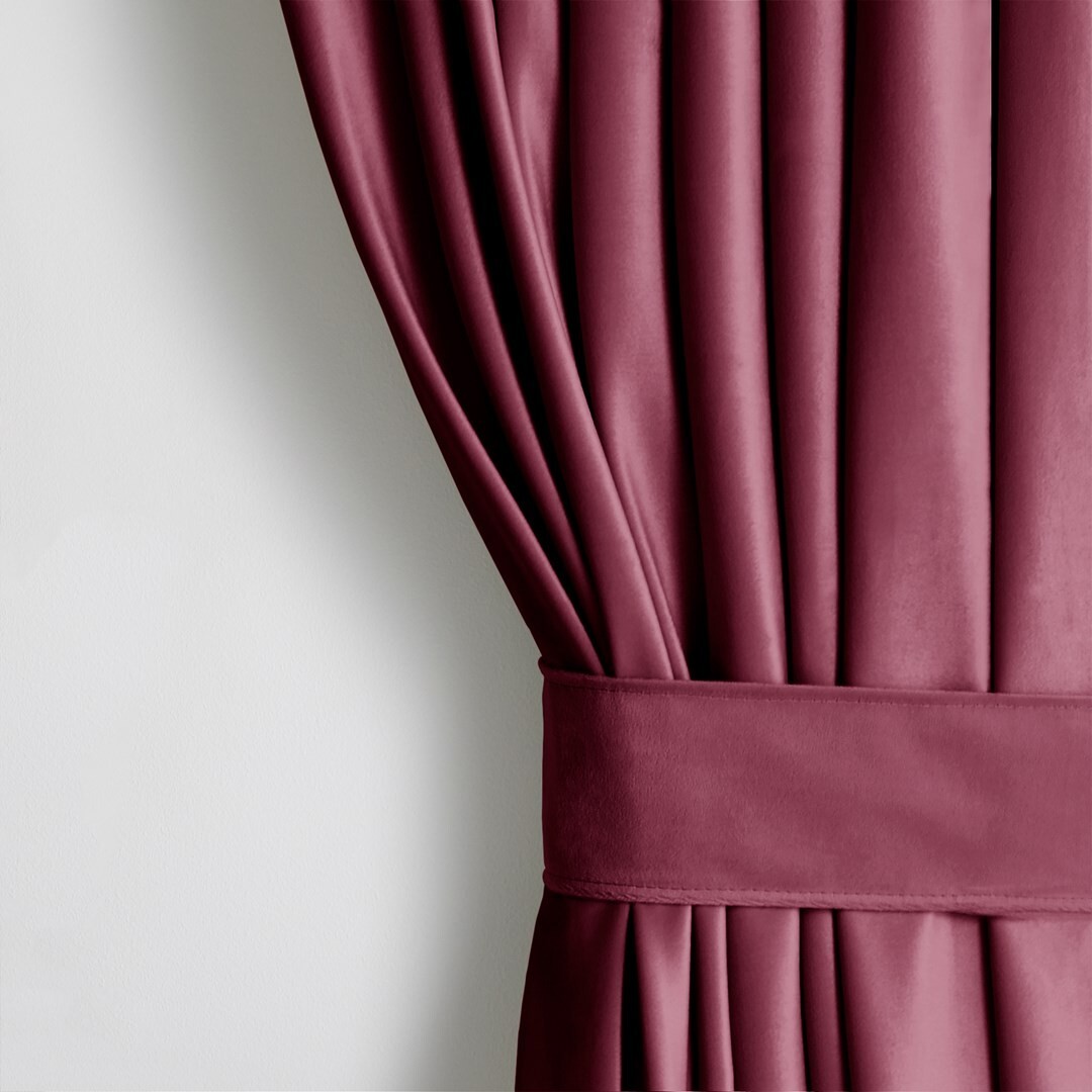 Záves AmeliaHome Velvet 140x270 cm burgundový