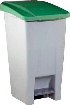 Gastro Odpadkový kôš nášľapný 60 l, sivá/zelená