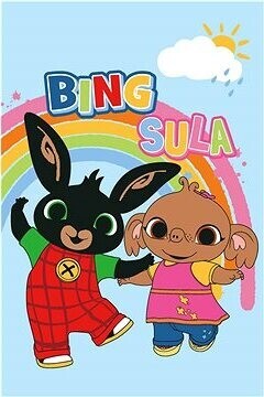 Jerry Fabrics Detská flísová deka Bing 117 100 × 150 cm