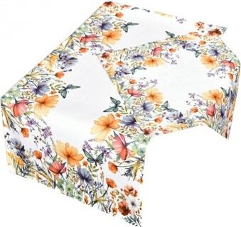 Forbyt Celoročný obrus Jarná záhrada 40 × 90 cm