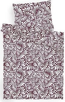 Dadka Obliečky bavlna Ilúzia, bordó 140 × 200, 70 × 90 cm