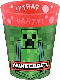 GoDan Plastové tégliky pixel Minecraft 250 ml, 4 ks