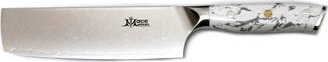MaceMaker WHITE STONE NAKIRI SanMai Damaškový Kuchynský nôž