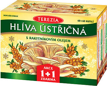 TEREZIA Hliva ustricová s rakytníkovým olejom 60 + 60 kapsúl – limitovaná edícia 2025