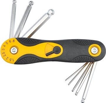 VOREL Kľúče TORX s guľôčkou v sade TO-56505