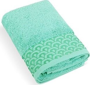 BELLATEX Froté uterák Čipka 500 g K/327 tyrkysový 50 × 100 cm