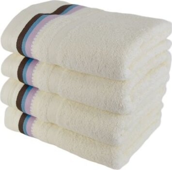 DOMMIO Italy Súprava froté uterákov 50 × 90 cm 4 ks krémové