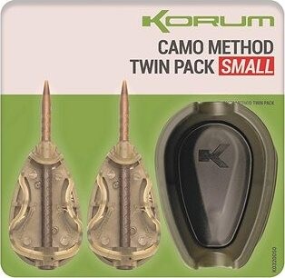 KORUM Set kŕmidiel a formičky Camo Method Twin Pack Small