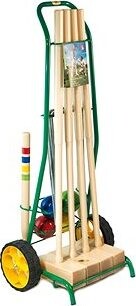 Lucio Londero Kroket Professional 10204 - pre 4 hráčov – kovový vozík