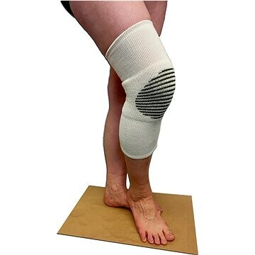 Babička Ovečková Sťahovací termo návlek s ovčou vlnou merino na koleno, lakeť a lýtko prírodný