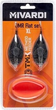 Mivardi sada kŕmidiel Method Feeder set QMR Flat XL (50 g + 60 g + mould)
