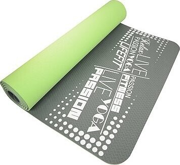 Lifefit Yoga Mat TPE zeleno-sivá