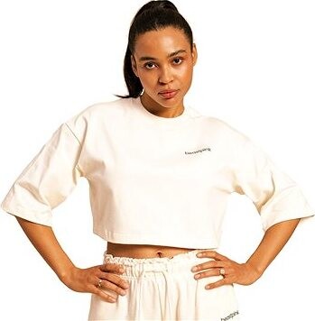 BeastPink Dámske tričko Cropped Serenity Ivory XL
