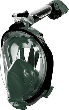 Aga Šnorchlovacia maska na celú tvár S/M DS1132 tmavozelená