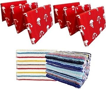 Kaptan Set červená kotva 2 ks + dárek osuška