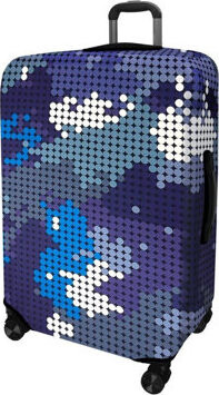 Kufryplus Obal na kufor Z379 Mozaika II bodkovaný L