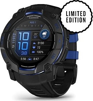 Garmin Instinct 3 50 mm AMOLED Black/Bolt Blue band