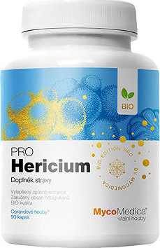 MycoMedica BIO Hericium PRO 90 kapslí