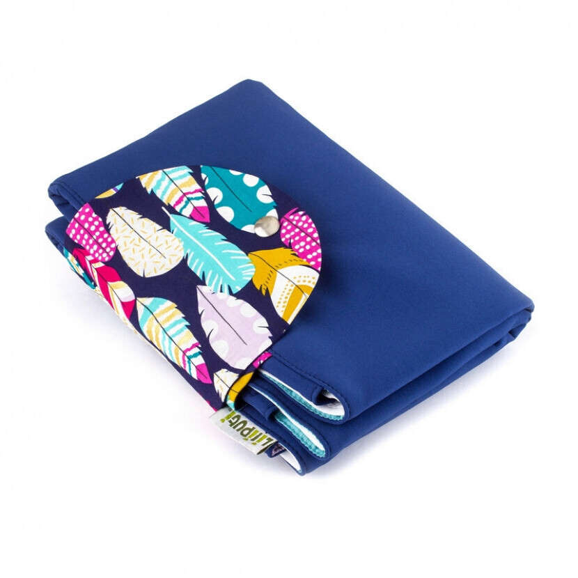 Prebaľovacia podložka Liliputi Feather - modrá