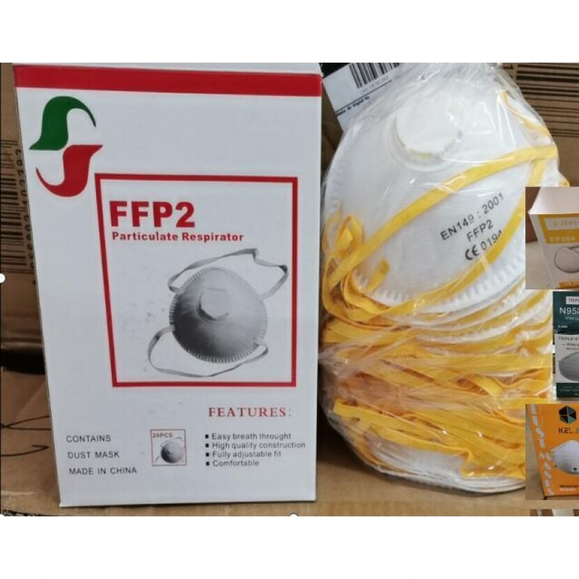 Respirátor AIYI s ventilom FFP2 - biely