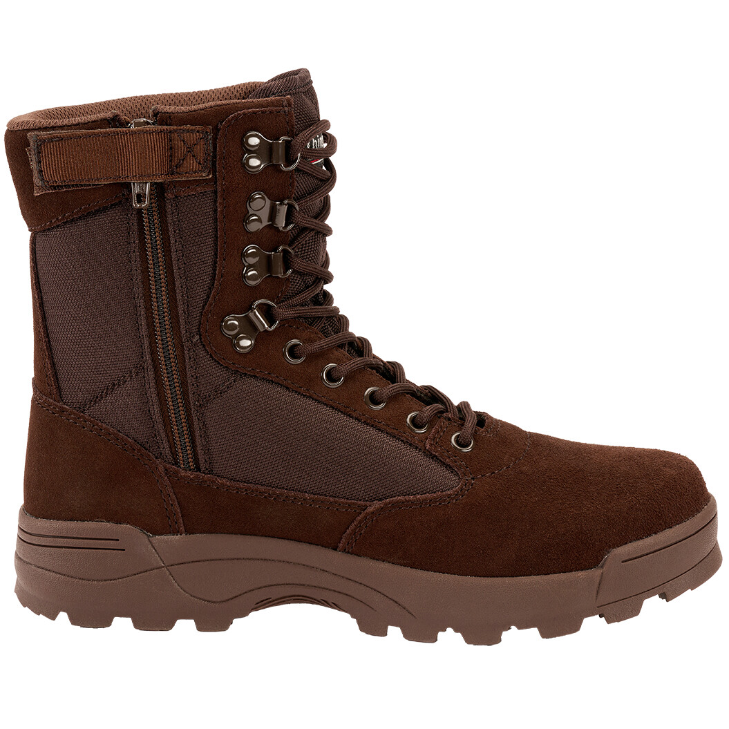Topánky Brandit Tactical Boot Zipper - hnedé, 46