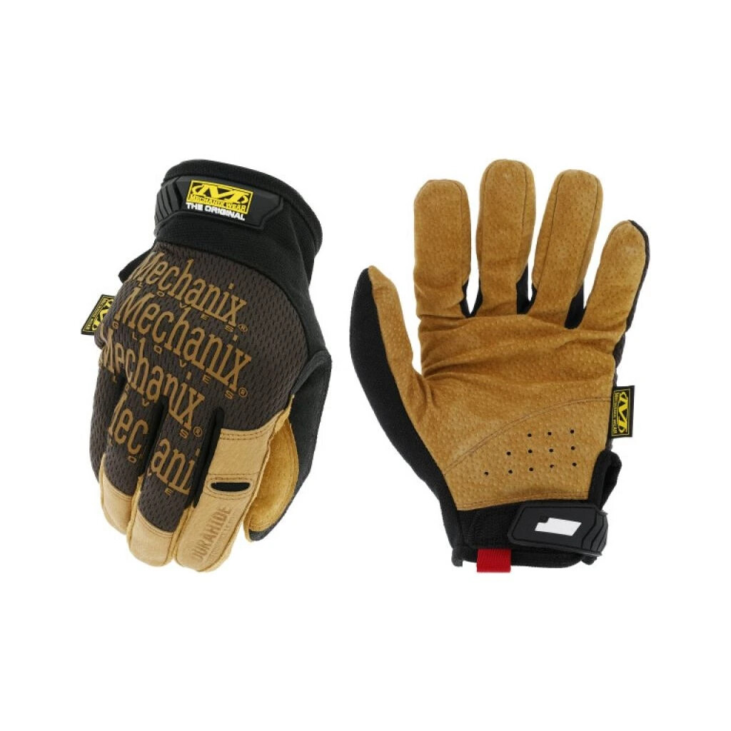 Rukavice Mechanix Wear Leather Original - hnedé-béžové, M