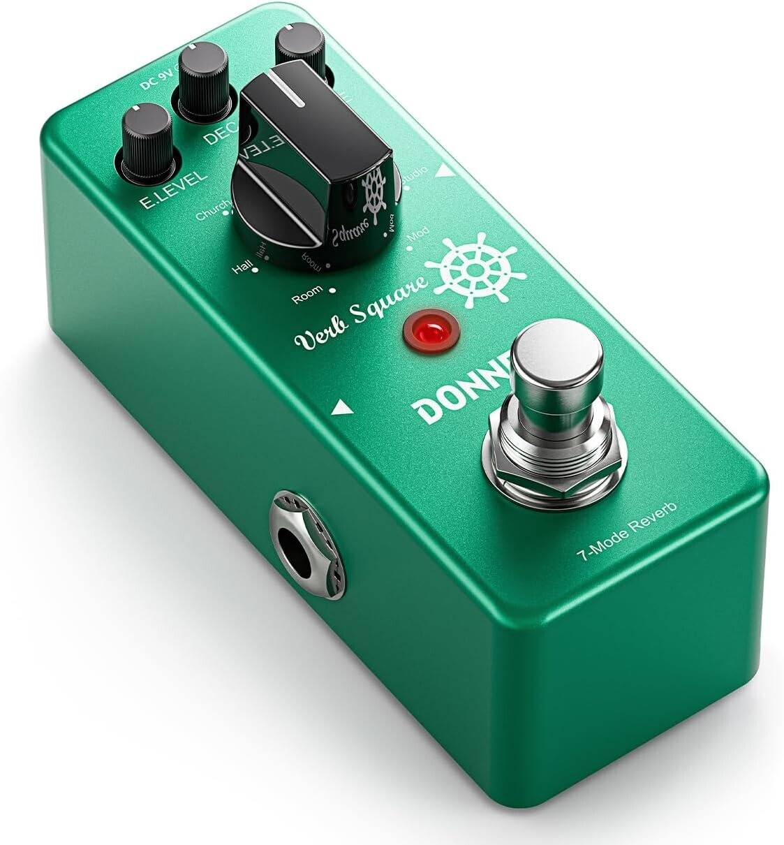 DONNER Verb Square 7-Mode Reverberation Guitar Effect Pedal