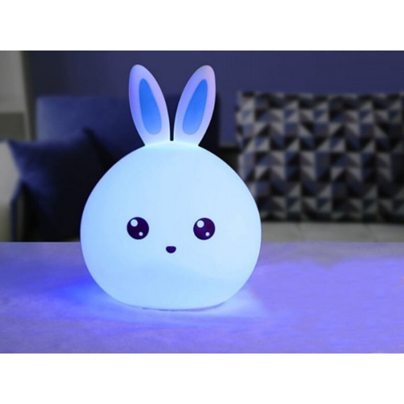 24071 DR Detská LED nočná lampička na baterky - Zajačik