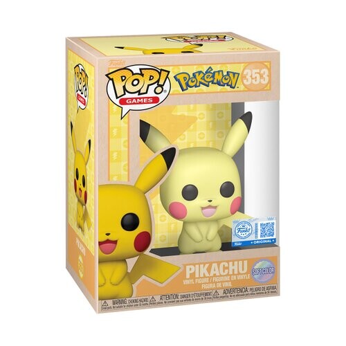 Funko POP Games: Pokemon- Pikachu(SftClr)