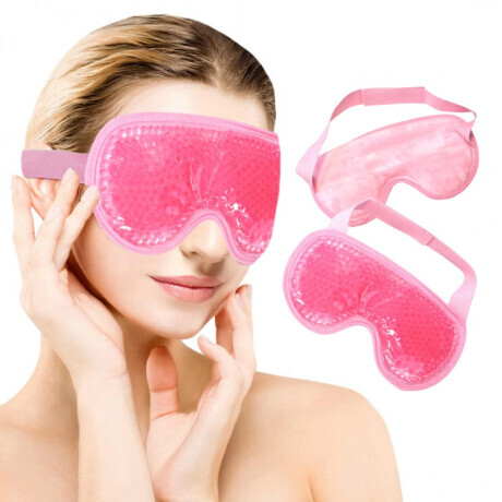 Livefy chladivá maska na oči Elaris, ružová