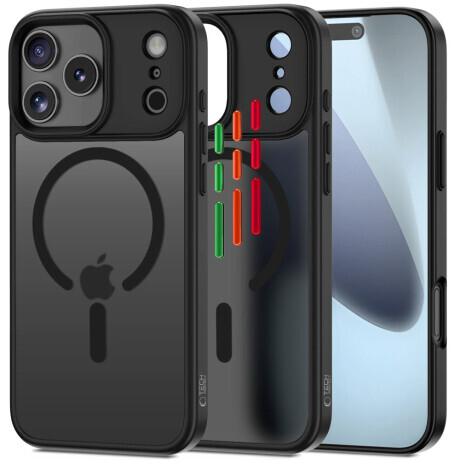 Tech-Protect MagMat XT 4-Set MagSafe kryt na iPhone 17 Pro Max, čierny