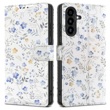 Tech-Protect Wallet knižkové puzdro na Samsung Galaxy A26 5G / A17 4G / 5G, spring flowers