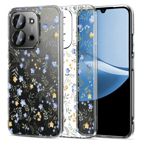 Tech-Protect Flexair kryt na Xiaomi Redmi 15C / Poco C85 (173 mm), spring flowers