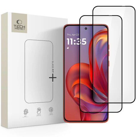 Tech-Protect Glass Fit 2x ochranné sklo na Motorola Edge 50 Neo / 60 Neo, čierne