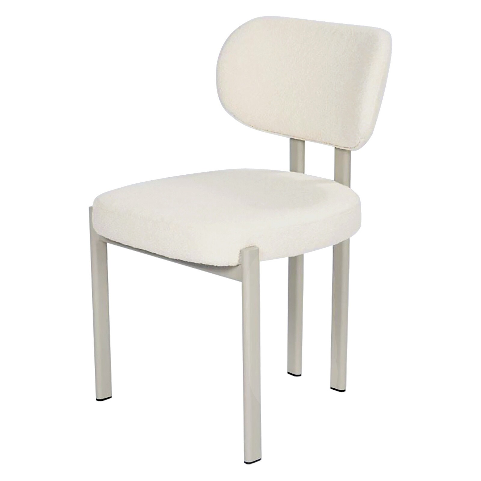 Designová jídelní židle Flare krémová/béžová