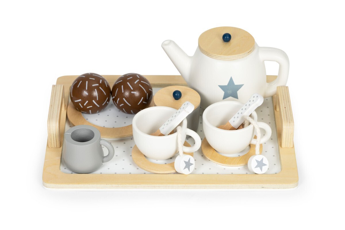 Dětská čajová sada TEA ECOTOYS 17 ks vícebarevná