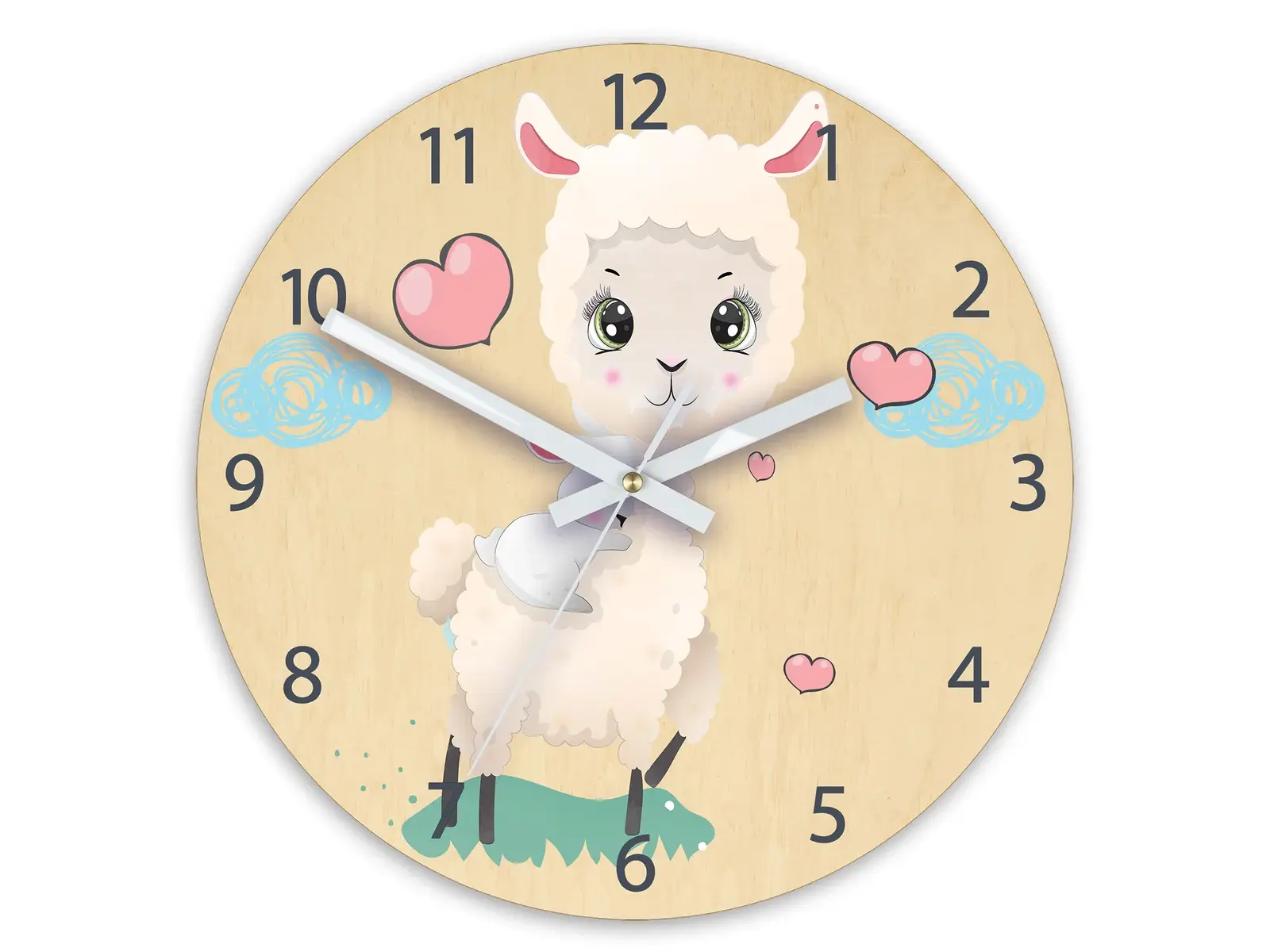 Dětské nástěnné hodiny Ami Ovečka 30 cm vícebarevné