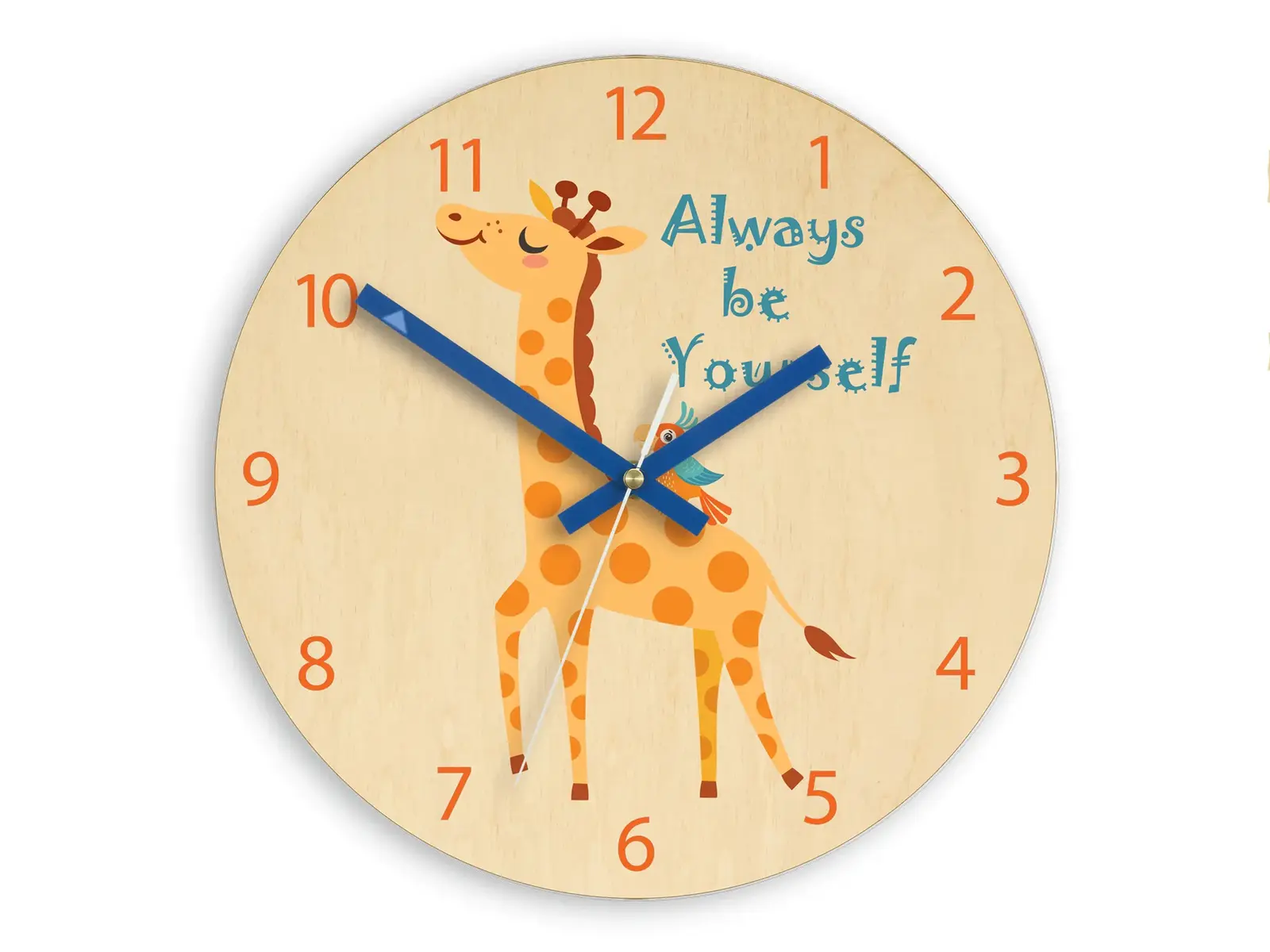 Dětské nástěnné hodiny Ami Žirafa 30 cm vícebarevné