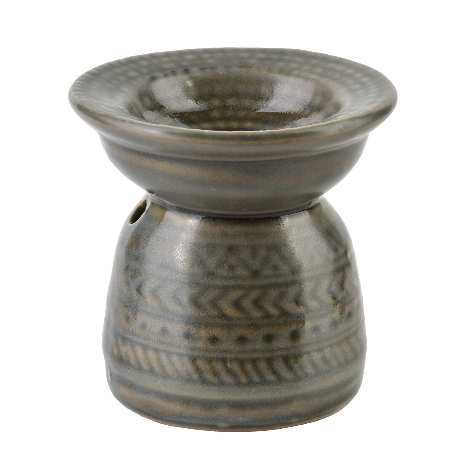 Keramická aroma lampa LILI 7,5 cm hnědá