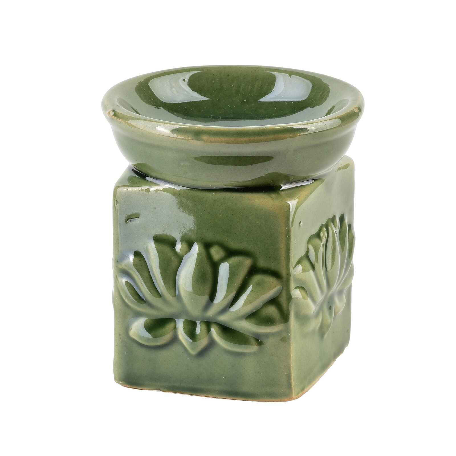 Keramická aroma lampa LOLOA I. 7,5 cm zelená