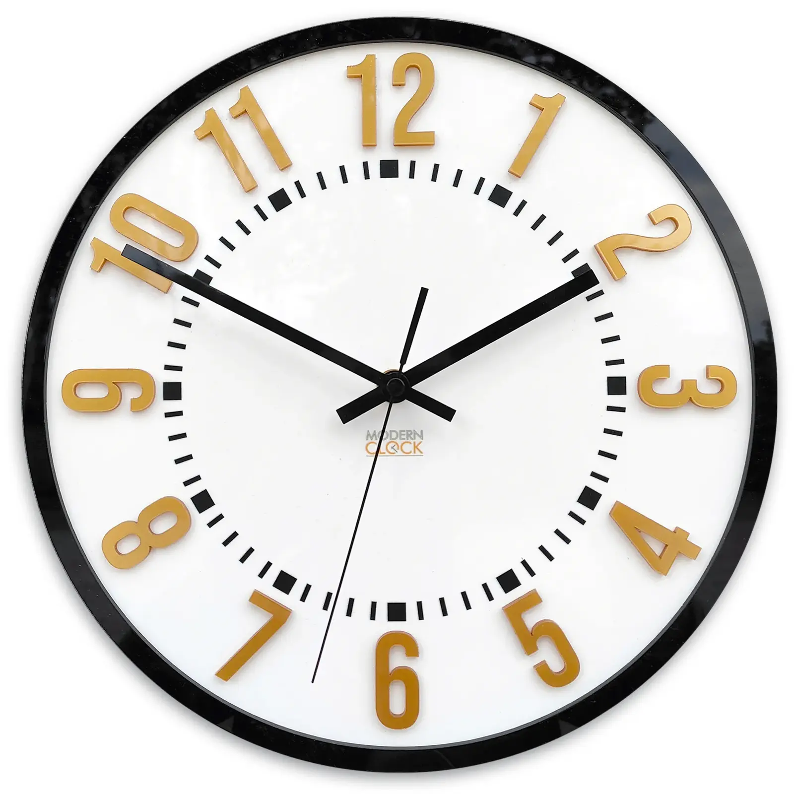 Nástěnné hodiny Oskar 30 cm zlaté/černé