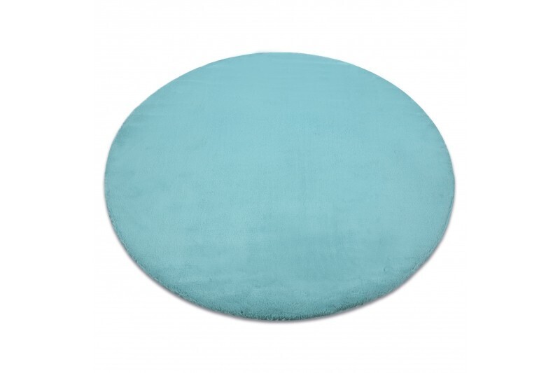 Okrúhly koberec BUNNY modrý
