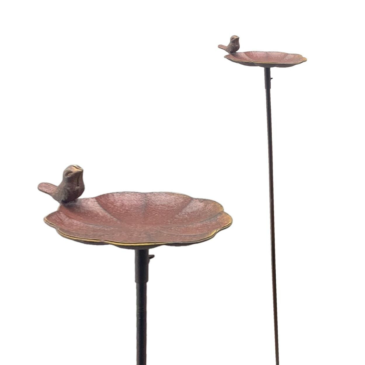 Ptačí pítko LEAF hnědé