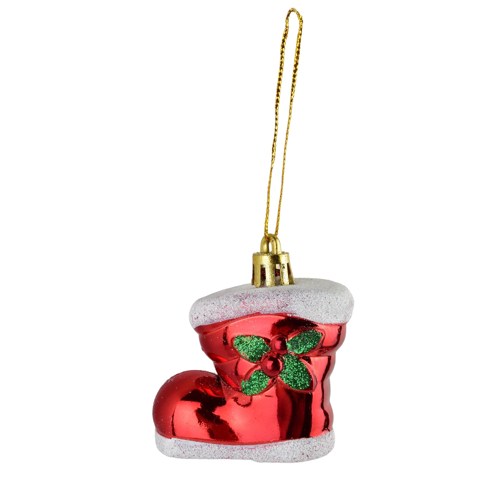 Sada 4 ks vánočních ozdob Brian červená/bílá