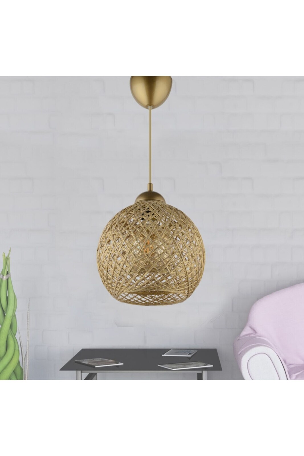 Stropní svítidlo DL345 zlaté