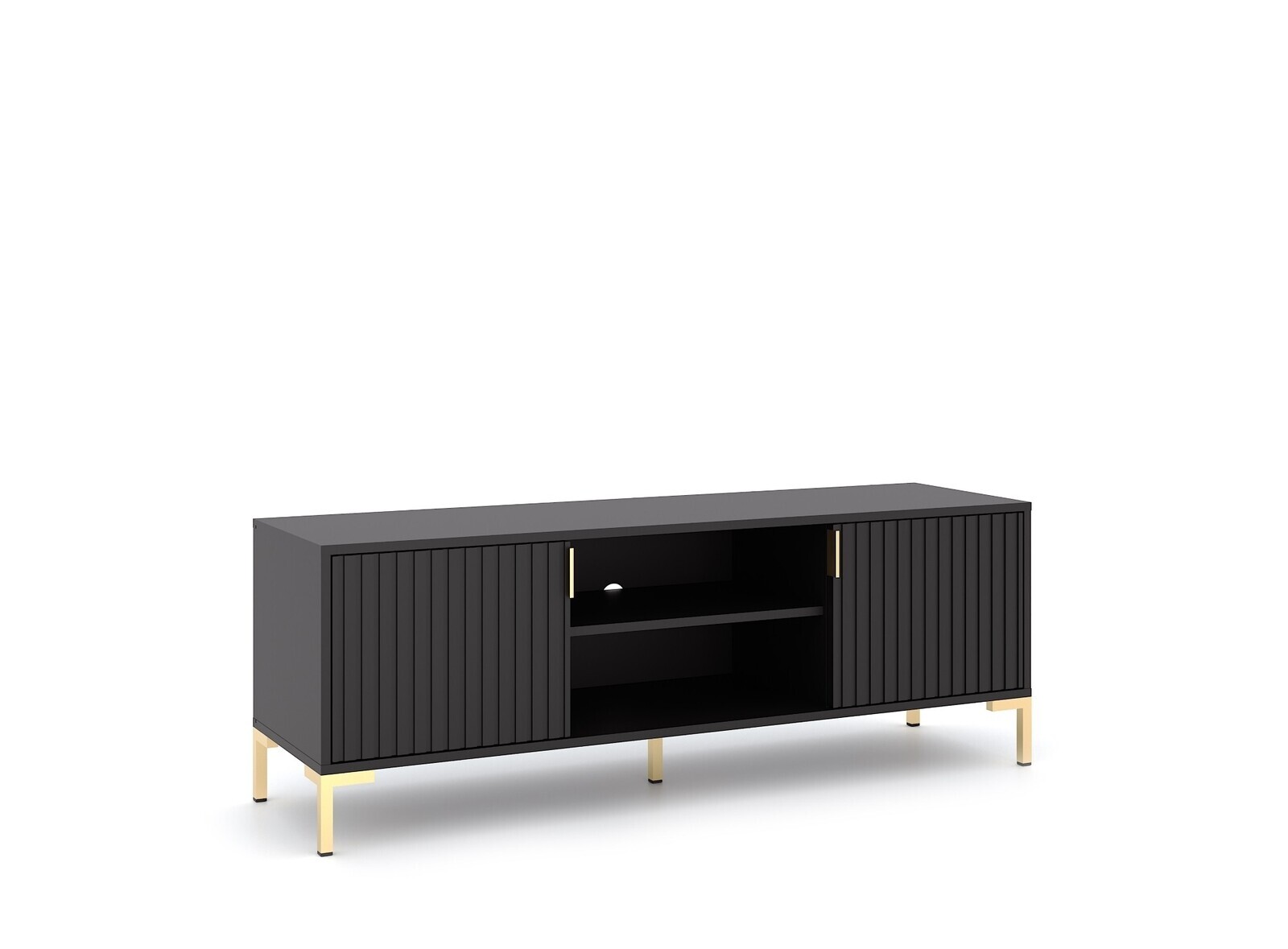 TV stolek Flinn 140 cm černý