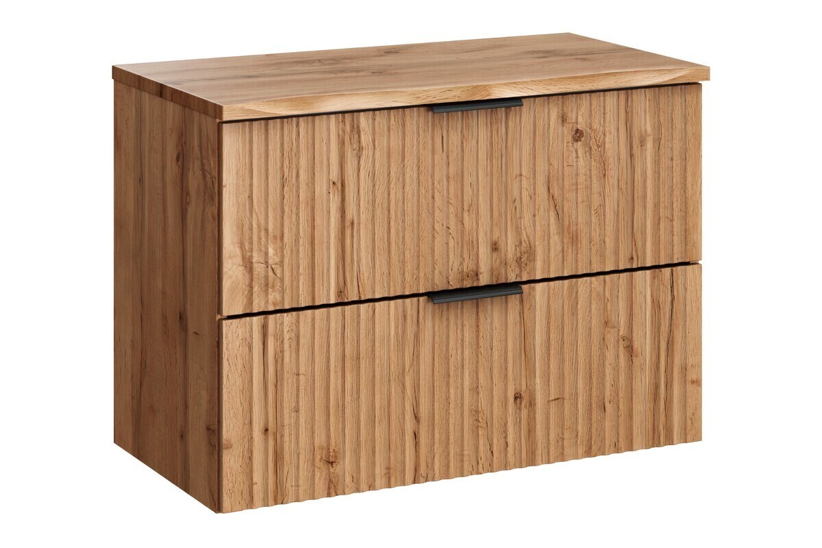 Závěsná skříňka Casad Nature s deskou 80 cm dub wotan