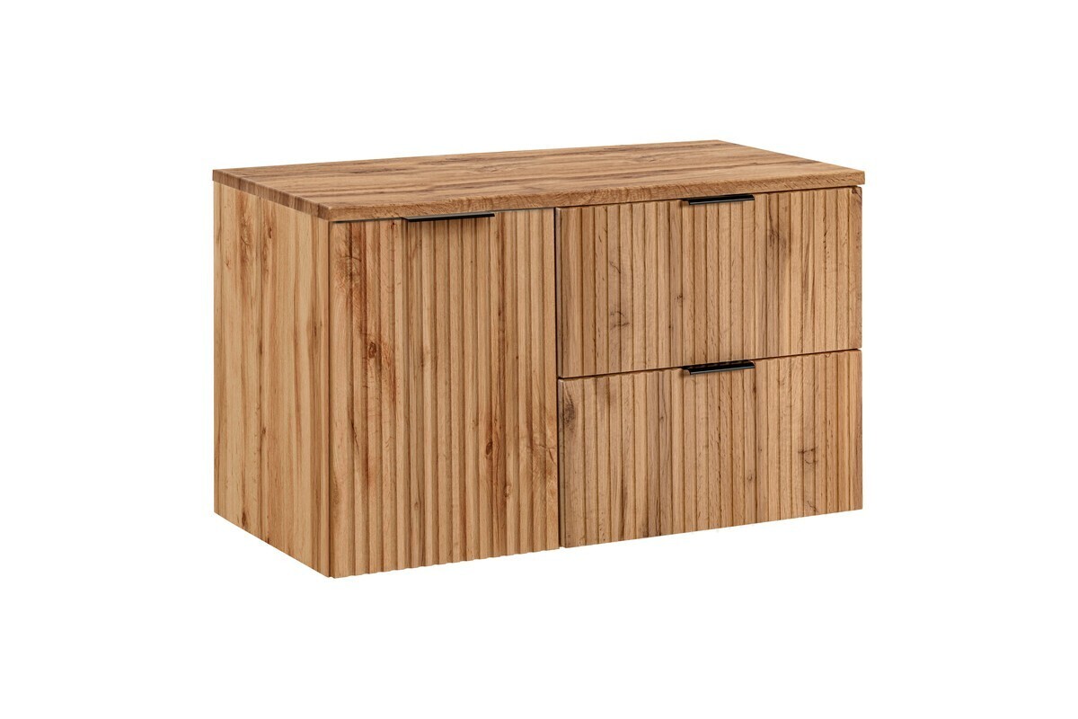 Závěsná skříňka Casad s deskou 100 cm dub wotan