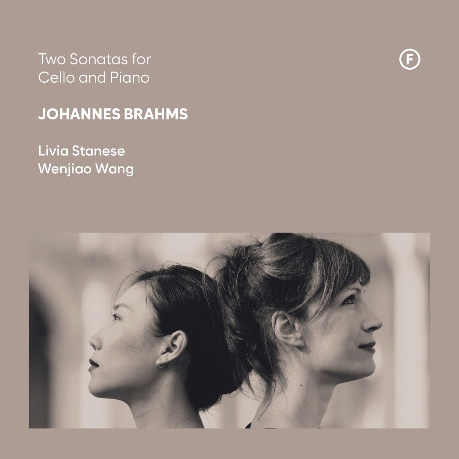 Livia Stanese & Wenji, JOHANNES BRAHMS: TWO SONATAS FOR CELLO AND PIANO, CD